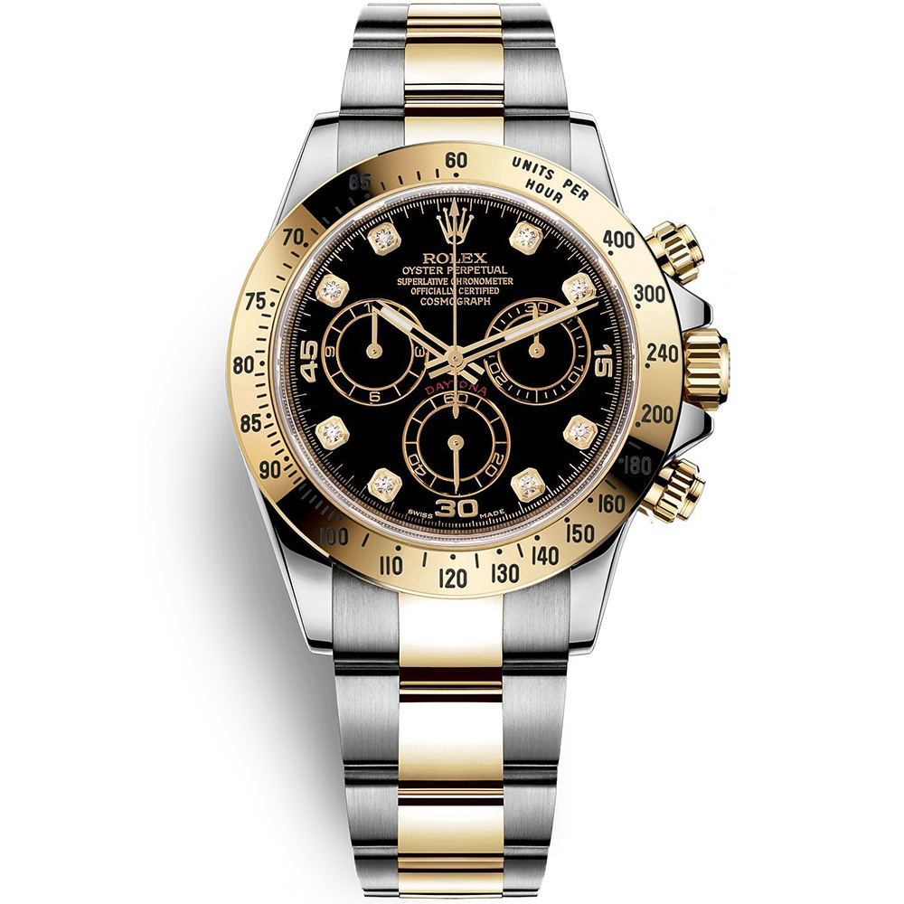 Cosmograph Daytona: Stainless steel & 18K Yellow gold - m116523-0043 Rolex Cosmograph Daytona 116523 0043