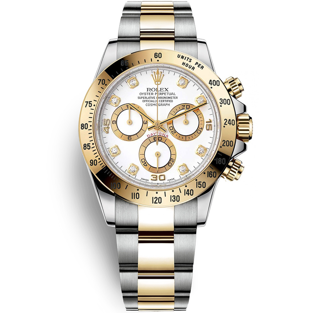 Cosmograph Daytona: Stainless steel & 18K Yellow gold - m116523-0057 Rolex Cosmograph Daytona 116523 0057