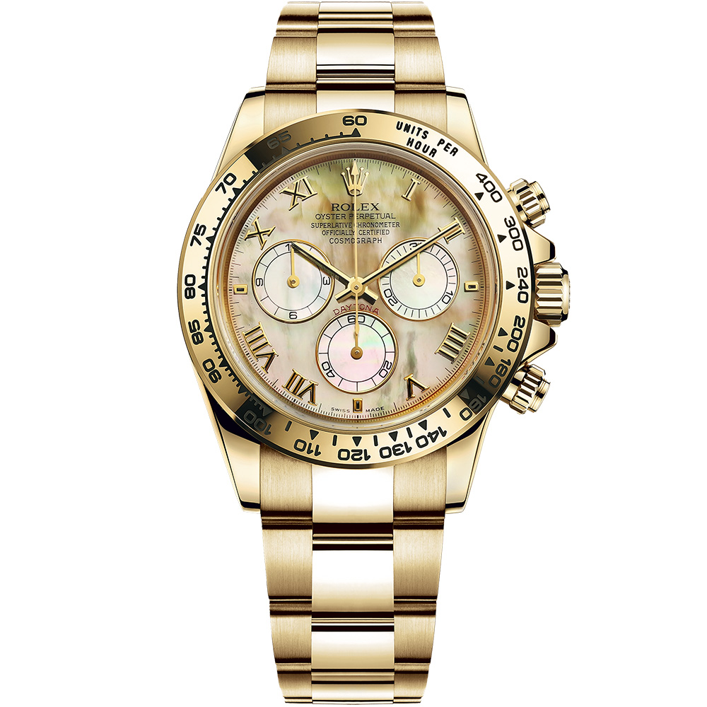 Cosmograph Daytona: 18K Yellow gold - m116528 YMR Rolex Cosmograph Daytona 116528 YMR
