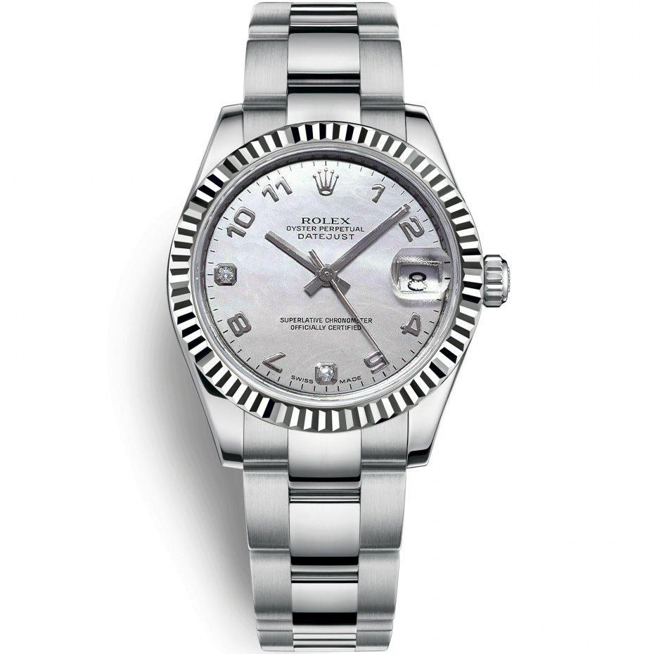Datejust 31: Stainless steel & 18K White gold - m178274 MADO Rolex Datejust 31 178274 MADO