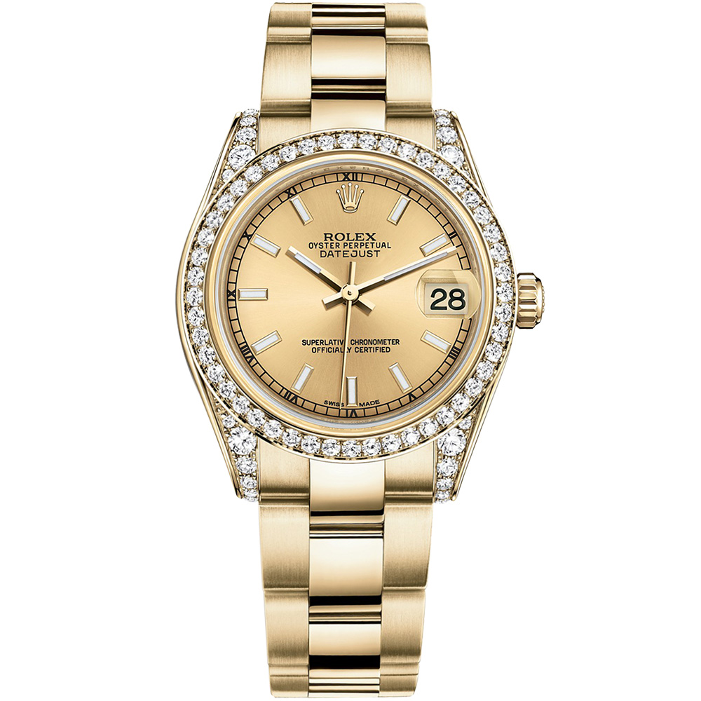 Rolex, Datejust, Datejust 31mm Yellow Gold, 178158 0044, LuxWatch.ua