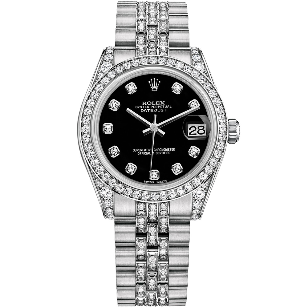 Datejust 31: 18K White gold - m178159-0037 Rolex, Datejust, Datejust 31mm White Gold, 178159 0007, LuxWatch.ua