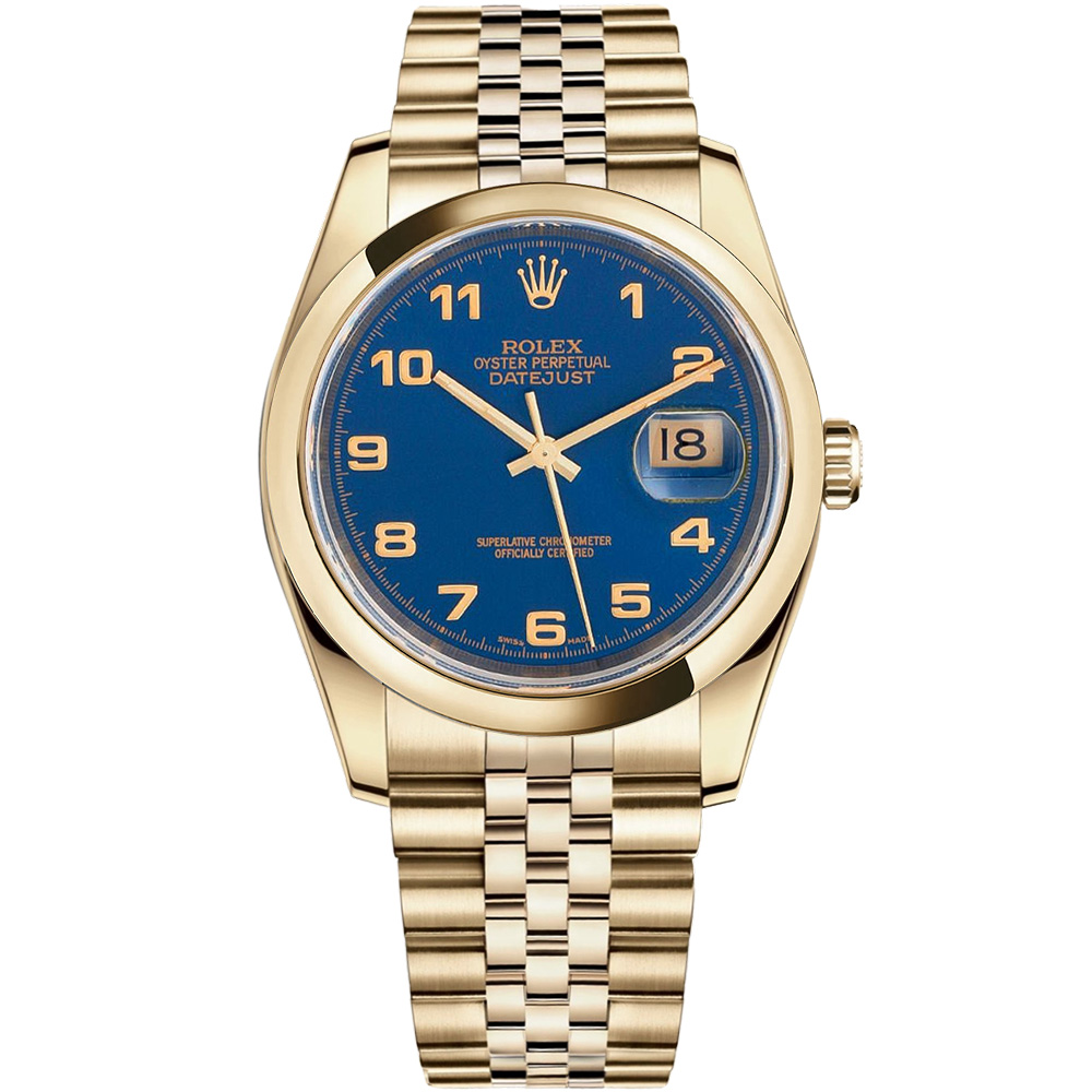 Datejust 36: 18K Yellow gold - m116208 BLAJ Rolex Datejust 36 116208 BLAJ