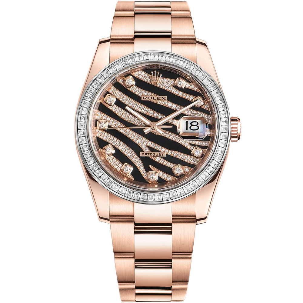 Datejust 36: 18K Everose gold - m116285BBR ZEBRA Rolex Datejust 36 116285BBR ZEBRA