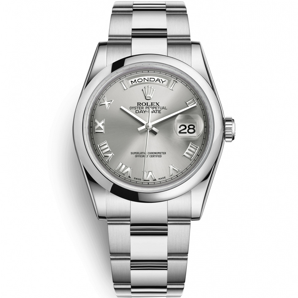 Day-Date 36: 18K White gold - m118209 RRO Rolex Day Date 36 118209 Rro