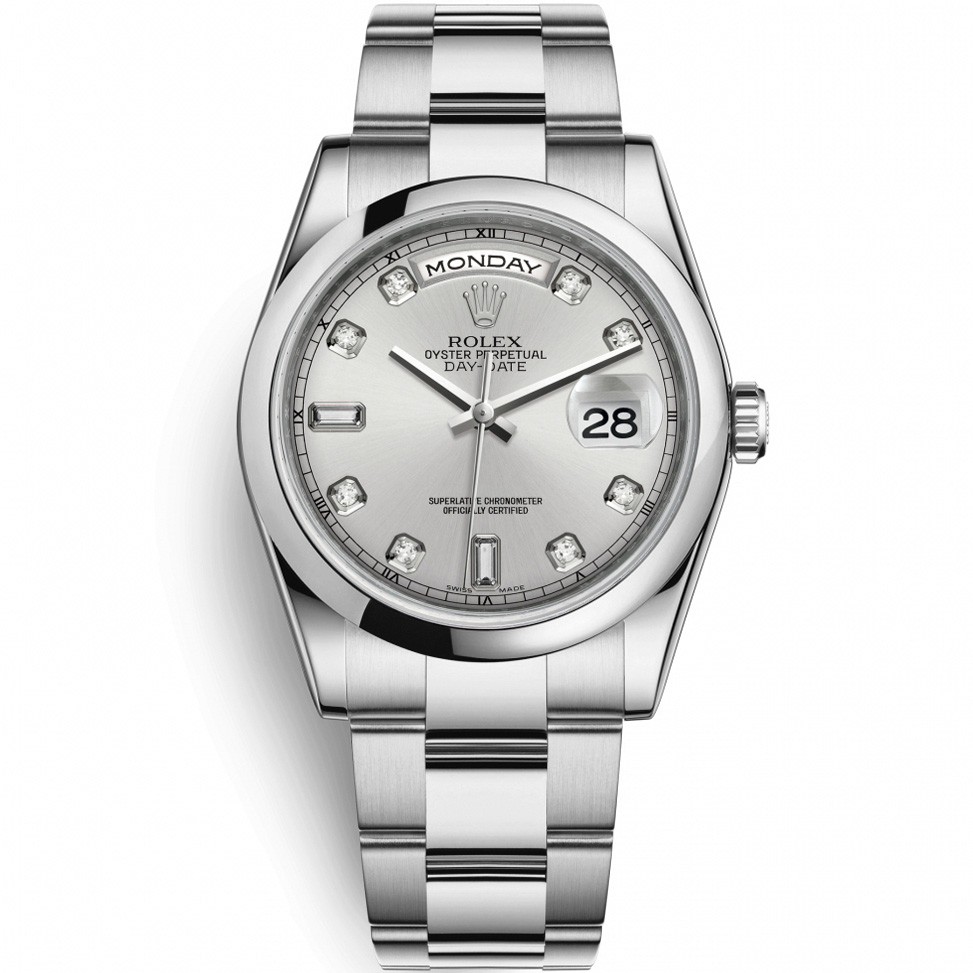 Day-Date 36: 18K White gold - m118209 SDO Rolex Day Date 36 118209 Sdo