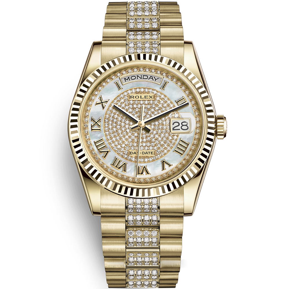 Day-Date 36: 18K Yellow gold - m118238-0406 Rolex Day Date 36 118238 0406
