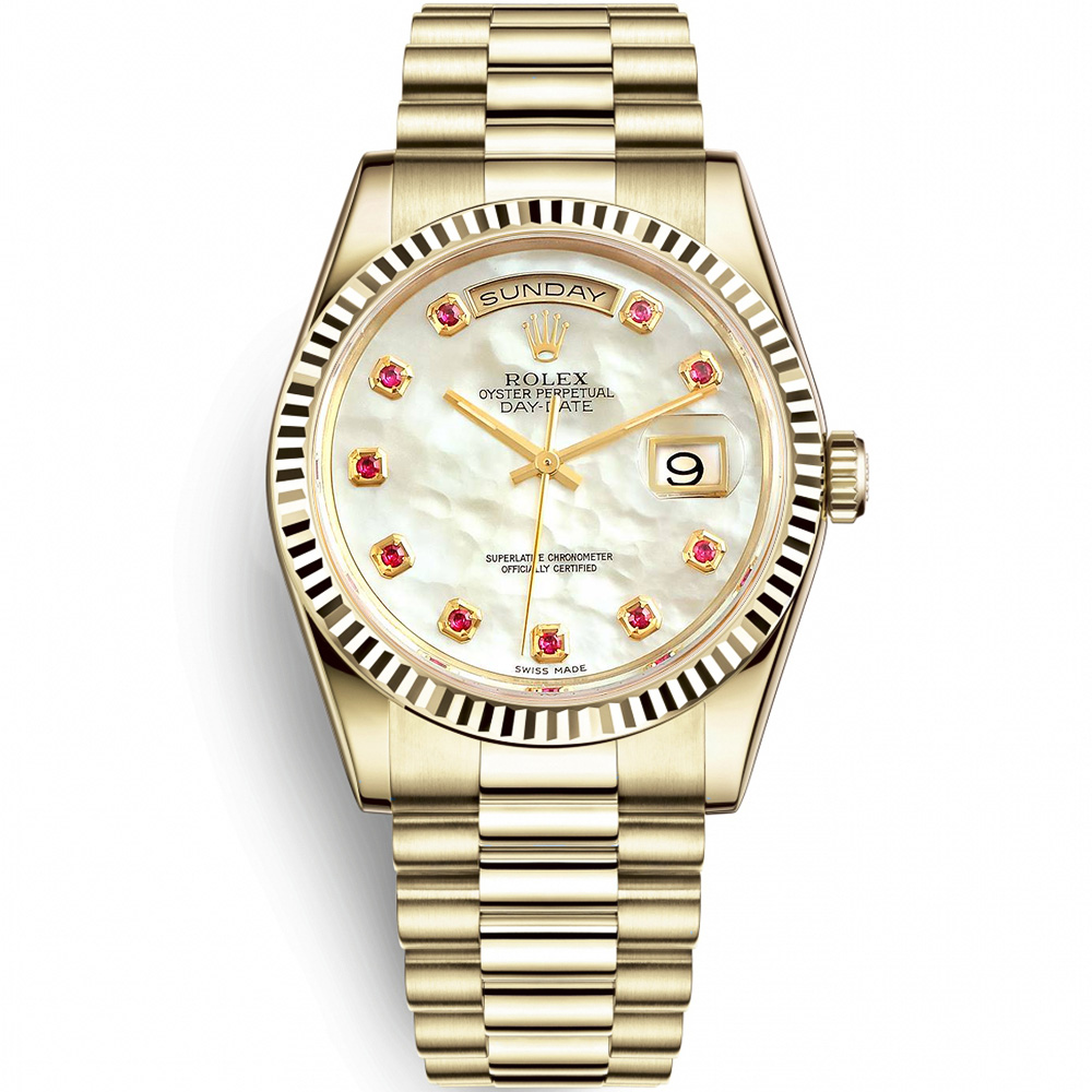 Day-Date 36: 18K Yellow gold - m118238 MPRP Rolex Day Date 36 118238 Mprp