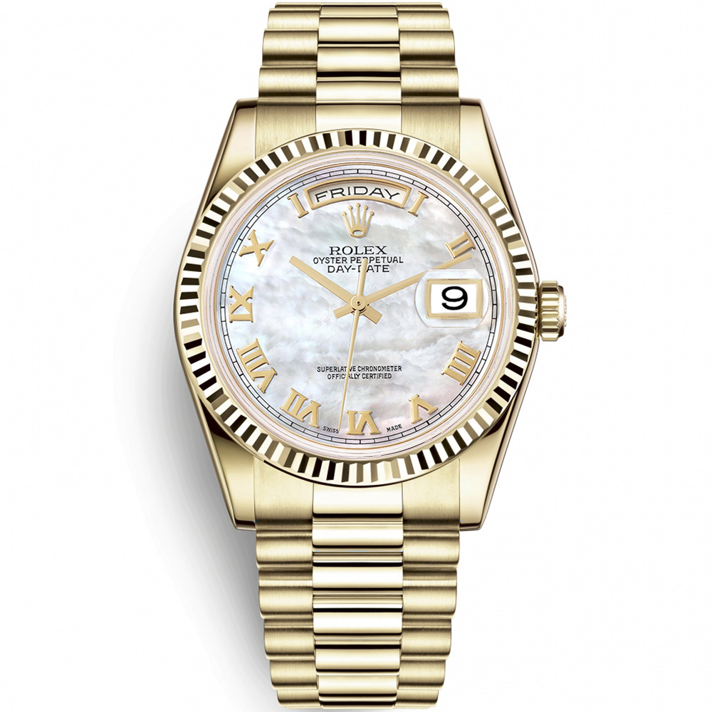 Day-Date 36: 18K Yellow gold - m118238 MRP Rolex Day Date 36 118238 Mrp