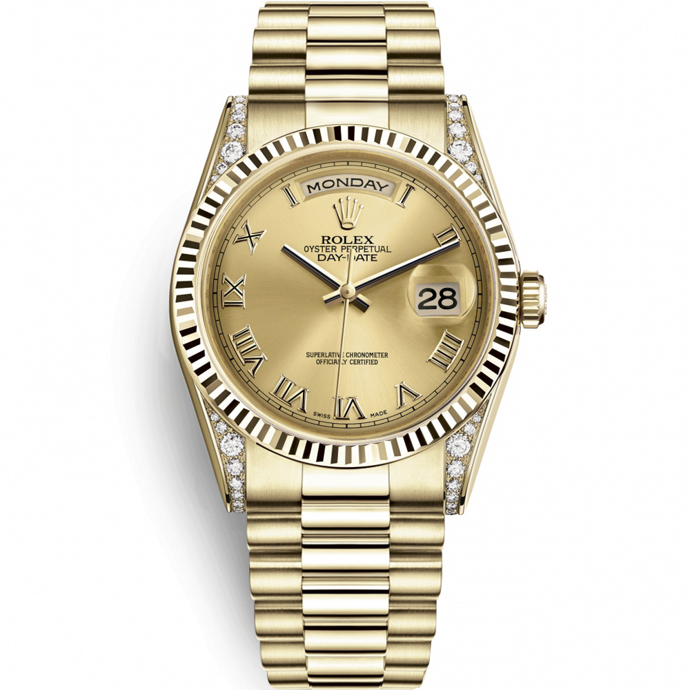 Day-Date 36: 18K Yellow gold - m118338 CHRP Rolex Day Date 36 118338 Chrp