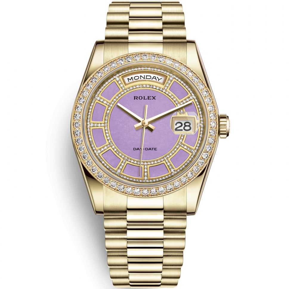 Day-Date 36: 18K Yellow gold - m118348-0191 Rolex Day Date 36 118348 0191