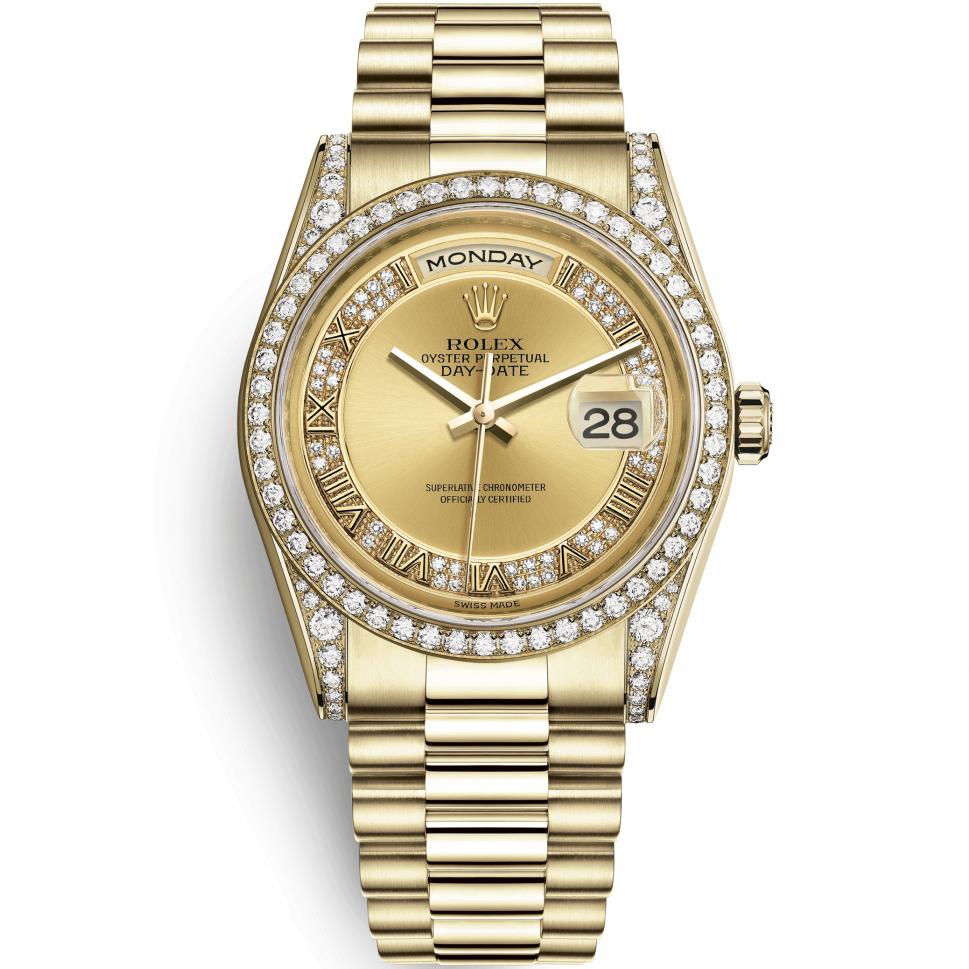 Day-Date 36: 18K Yellow gold - m118388-0015 Rolex Day Date 36 118388 0015