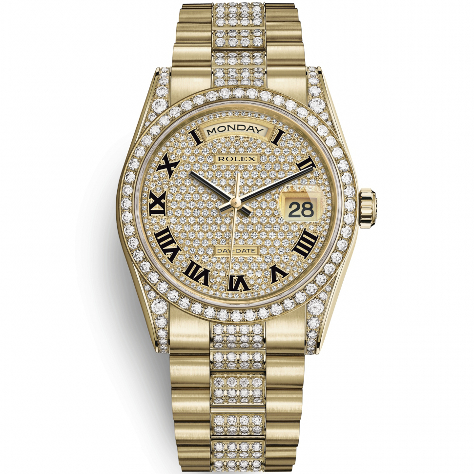 Day-Date 36: 18K Yellow gold - m118388-0025 Rolex Day Date 36 118388 0025