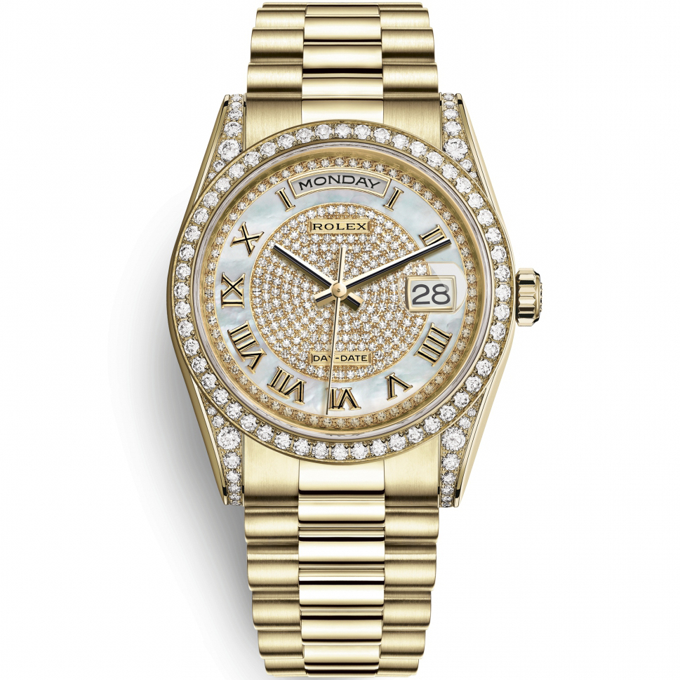 Day-Date 36: 18K Yellow gold - m118388-0030 Rolex Day Date 36 118388 0030