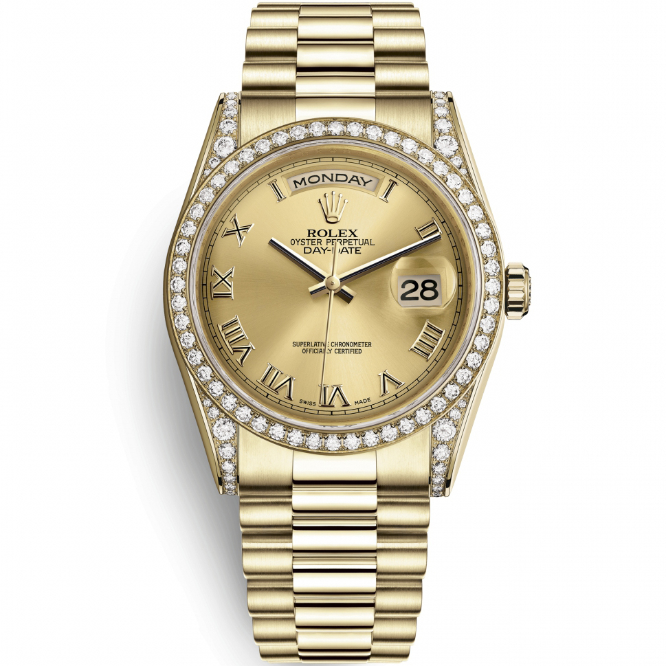 Day-Date 36: 18K Yellow gold - m118388-0036 Rolex Day Date 36 118388 0036