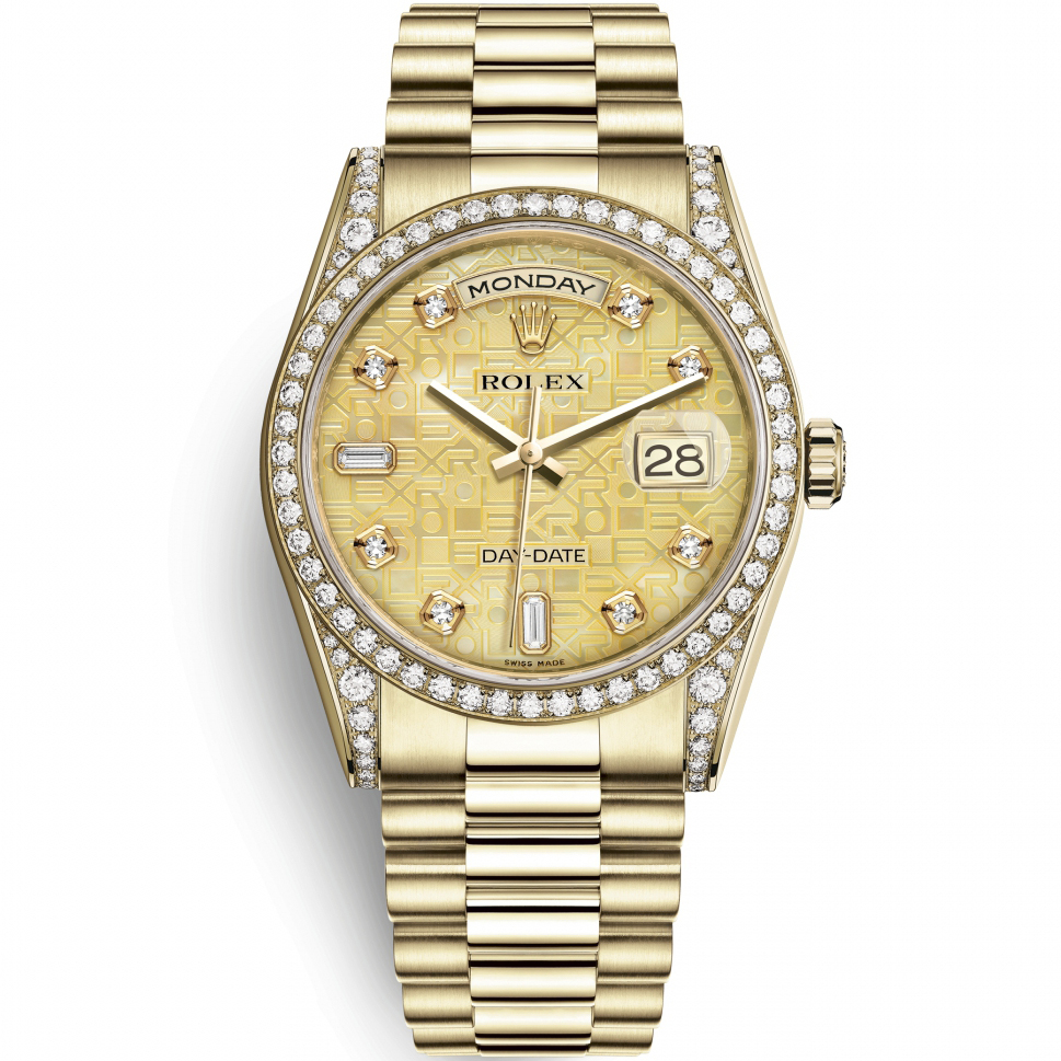 Day-Date 36: 18K Yellow gold - m118388-0038 Rolex Day Date 36 118388 0038