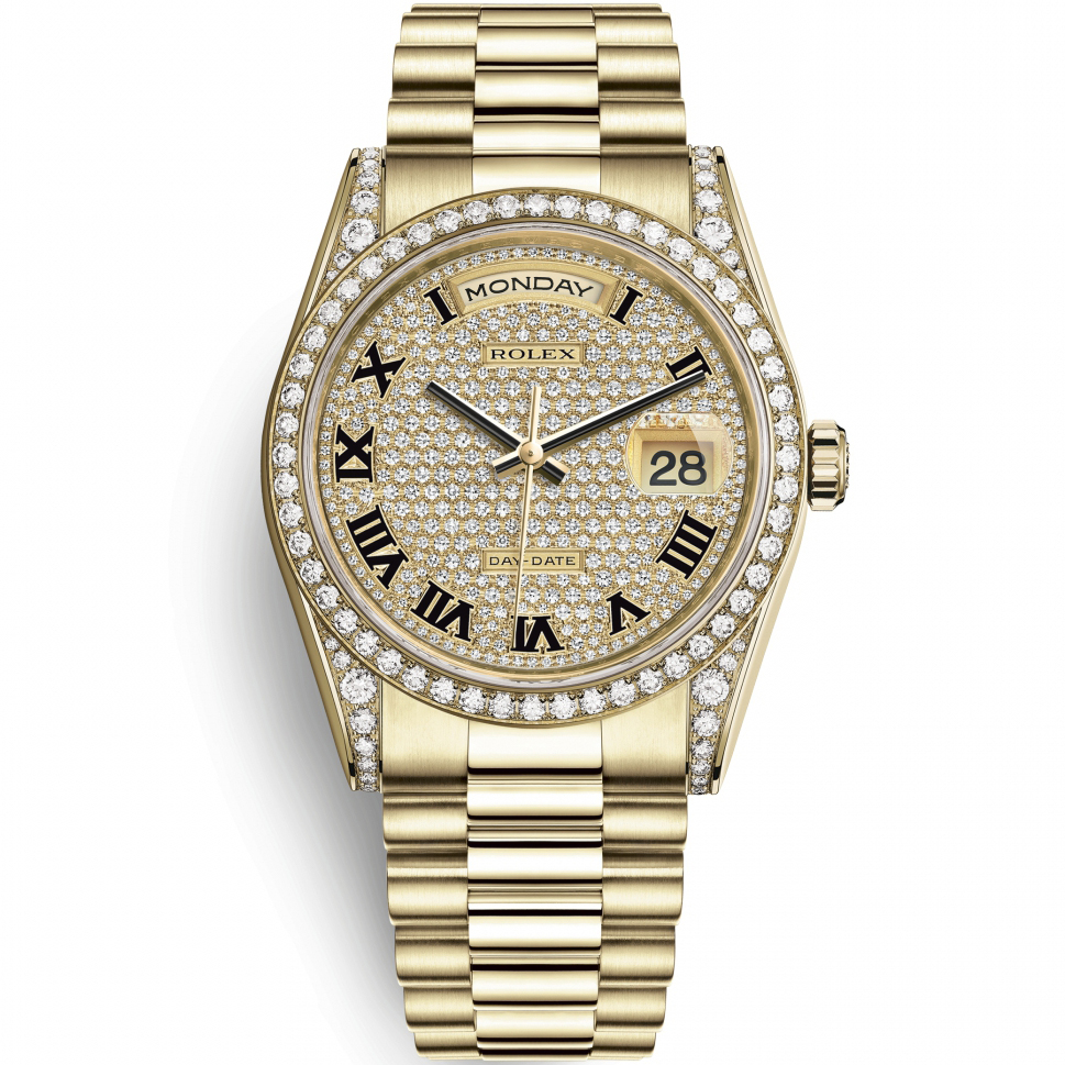 Day-Date 36: 18K Yellow gold - m118388-0043 Rolex Day Date 36 118388 0043