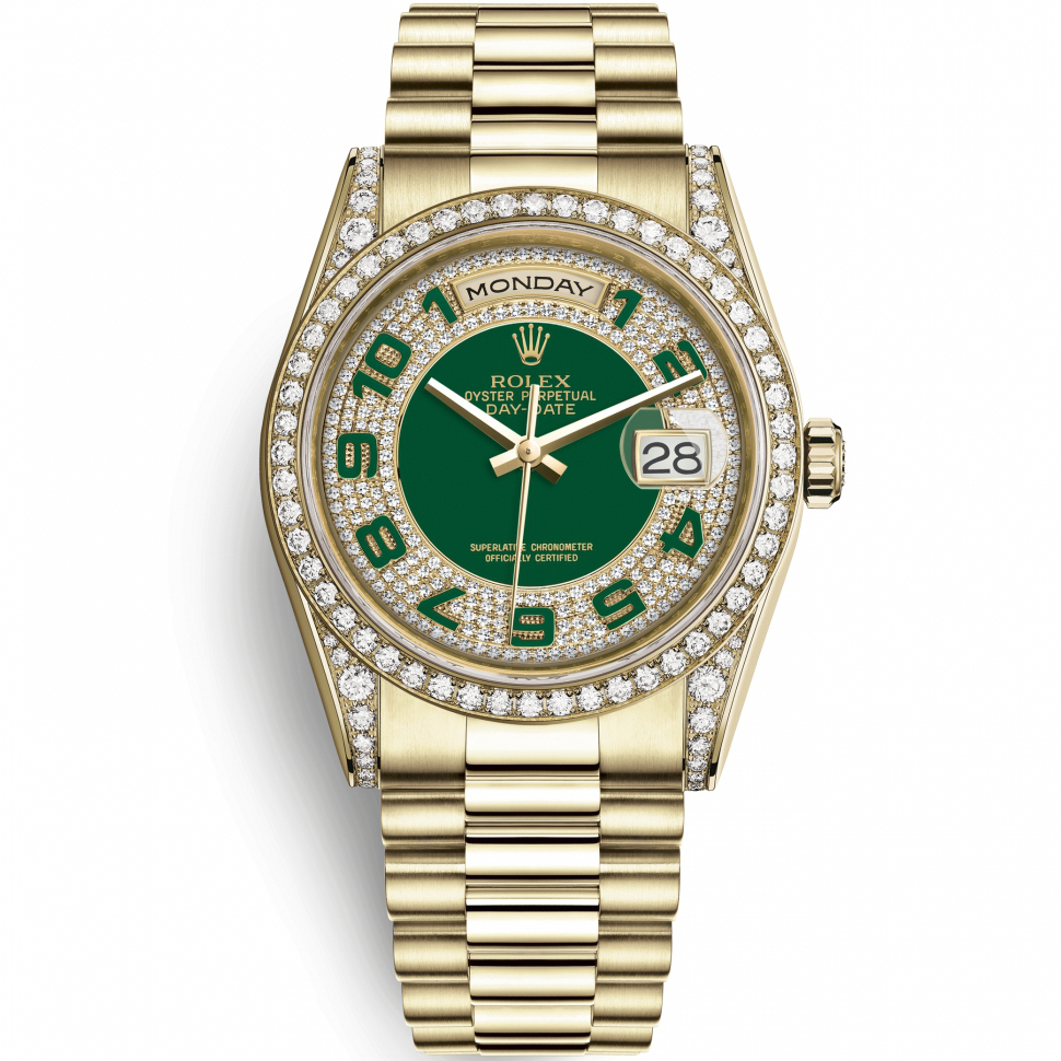 Day-Date 36: 18K Yellow gold - m118388-0053 Rolex Day Date 36 118388 0053