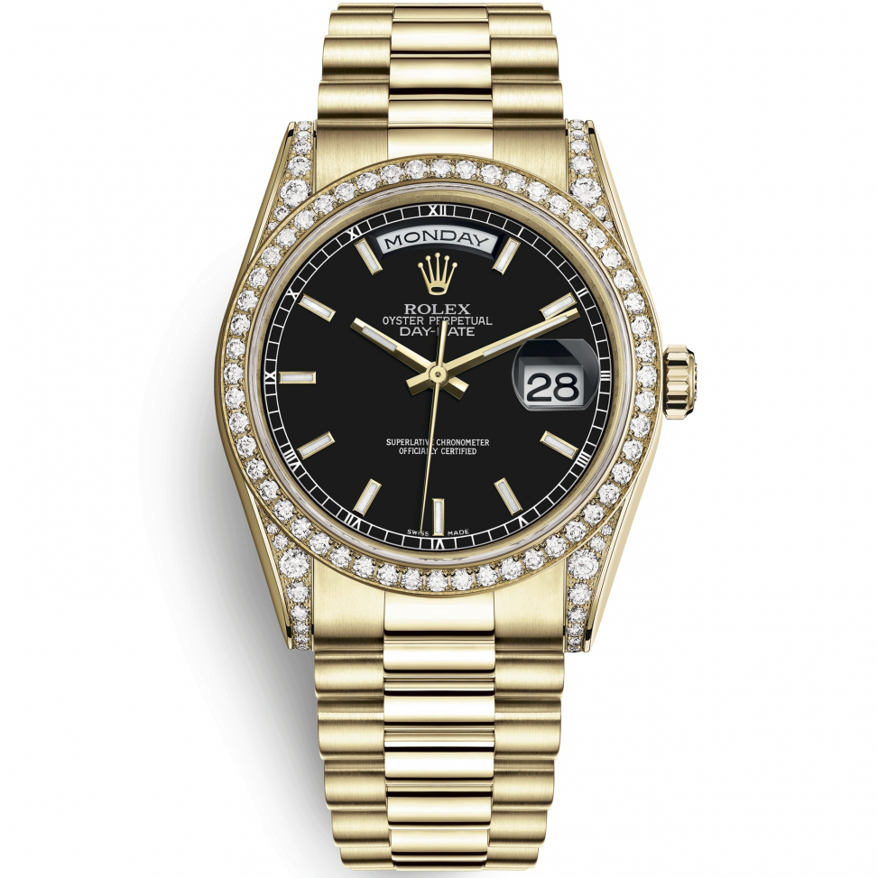 Day-Date 36: 18K Yellow gold - m118388-0120 Rolex Day Date 36 118388 0120