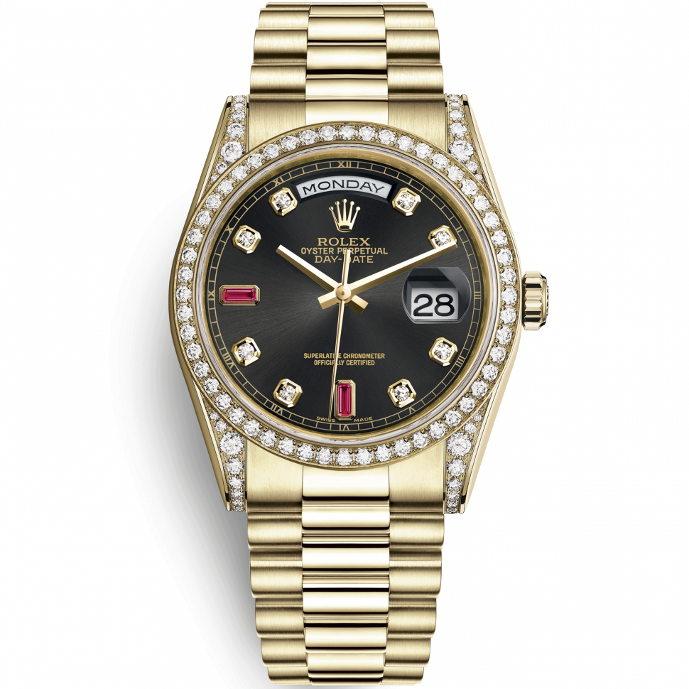 Day-Date 36: 18K Yellow gold - m118388-0124 Rolex Day Date 36 118388 0124