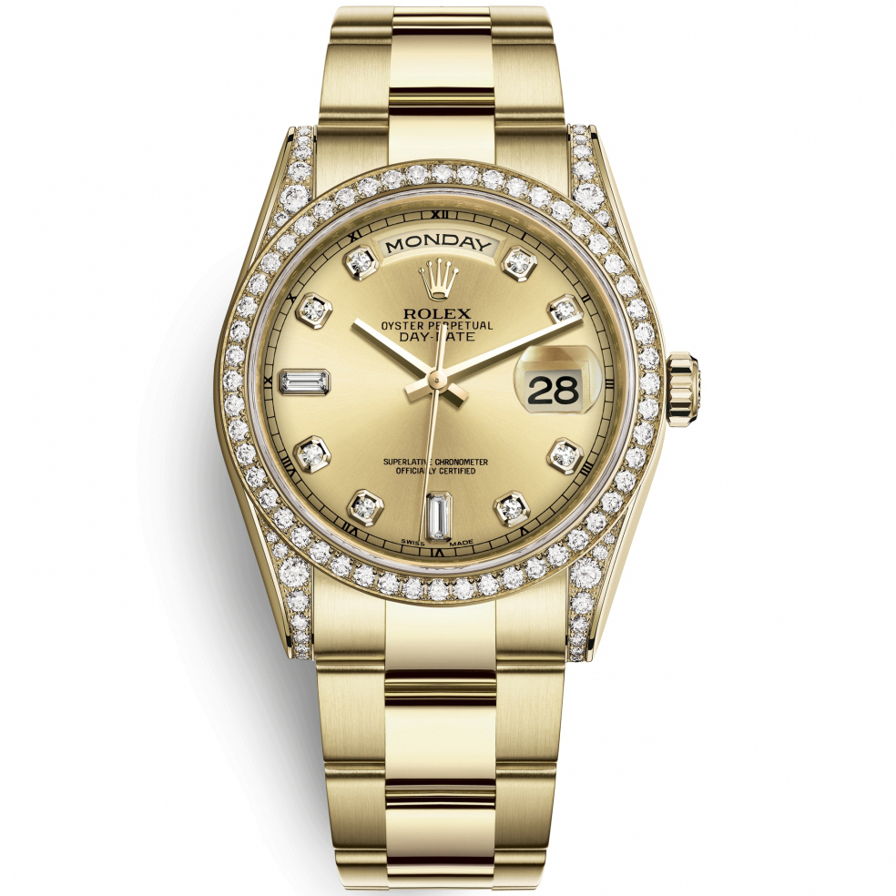 Day-Date 36: 18K Yellow gold - m118388-0126 Rolex Day Date 36 118388 0126
