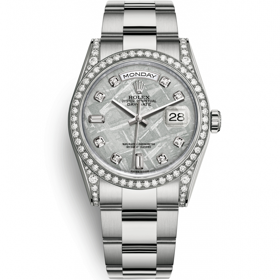 Day-Date 36: 18K White gold - m118389-0105 Rolex Day Date 36 118389 0105
