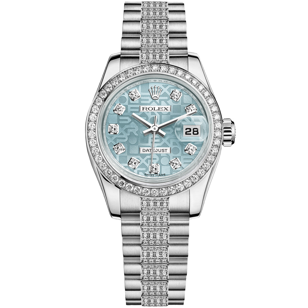 Lady-Datejust 26: Platinum - m179136 IBJDPP Rolex Lady Datejust 179136 IBJDPP