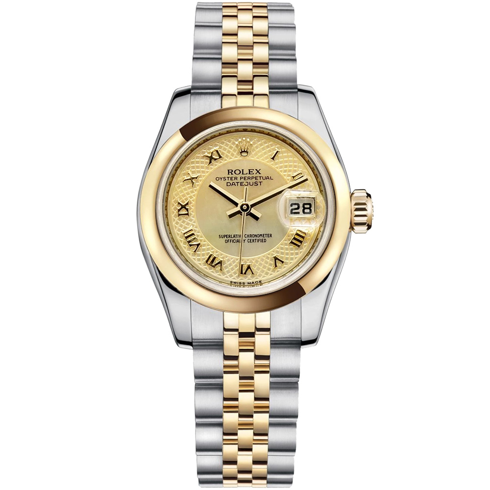 Lady-Datejust 26: Stainless steel & 18K Yellow gold - m179163 CHMDRJ Rolex Lady Datejust 179163 CHMDRJ