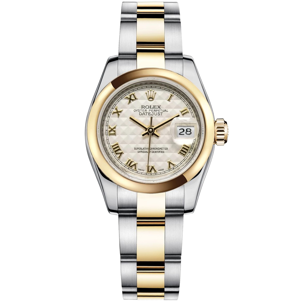 Lady-Datejust 26: Stainless steel & 18K Yellow gold - m179163 IPRO Rolex Lady Datejust 179163 IPRO