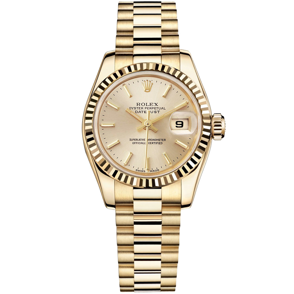 Lady-Datejust 26: 18K Yellow gold - m179178 CHBP Rolex Lady Datejust 179178 CHBP