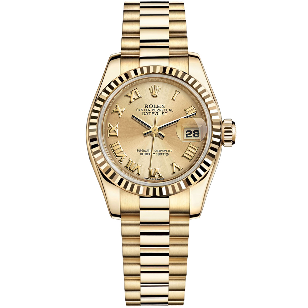 Lady-Datejust 26: 18K Yellow gold - m179178 CHRP Rolex Lady Datejust 179178 CHRP