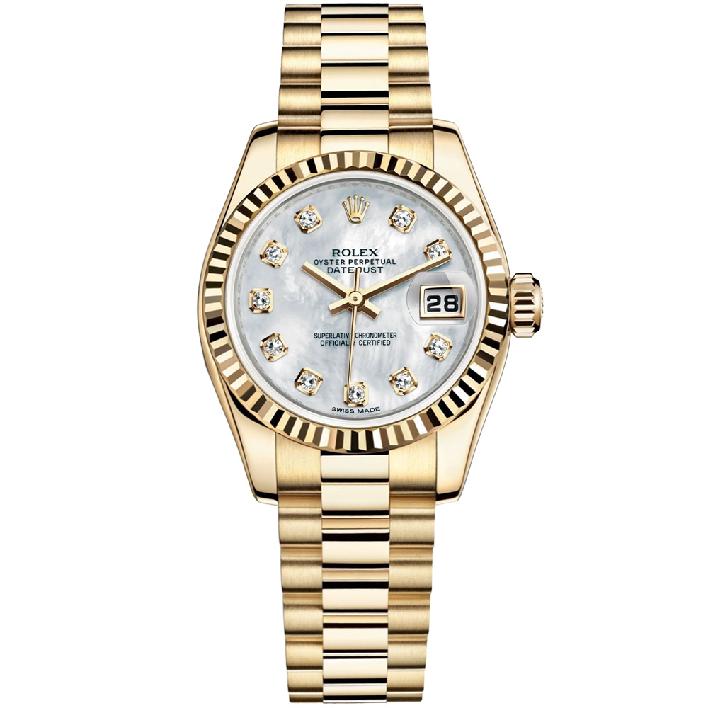 Lady-Datejust 26: 18K Yellow gold - m179178 MDP Rolex Lady Datejust 179178 MDP