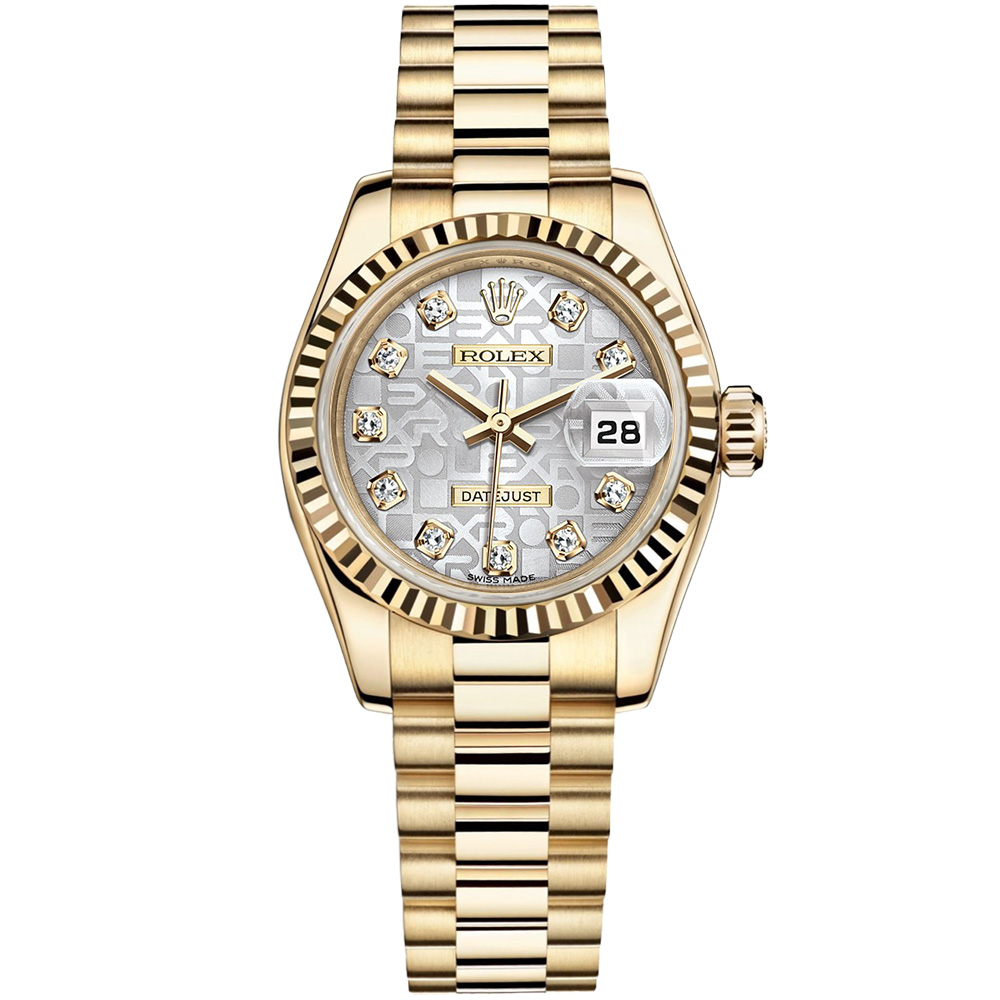 Lady-Datejust 26: 18K Yellow gold - m179178 SJDP Rolex Lady Datejust 179178 SJDP
