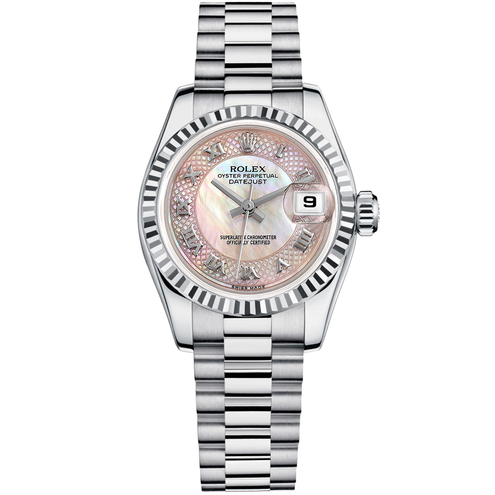 Lady-Datejust 26: 18K White gold - m179179 MPDRP Rolex Lady Datejust 179179 MPDRP