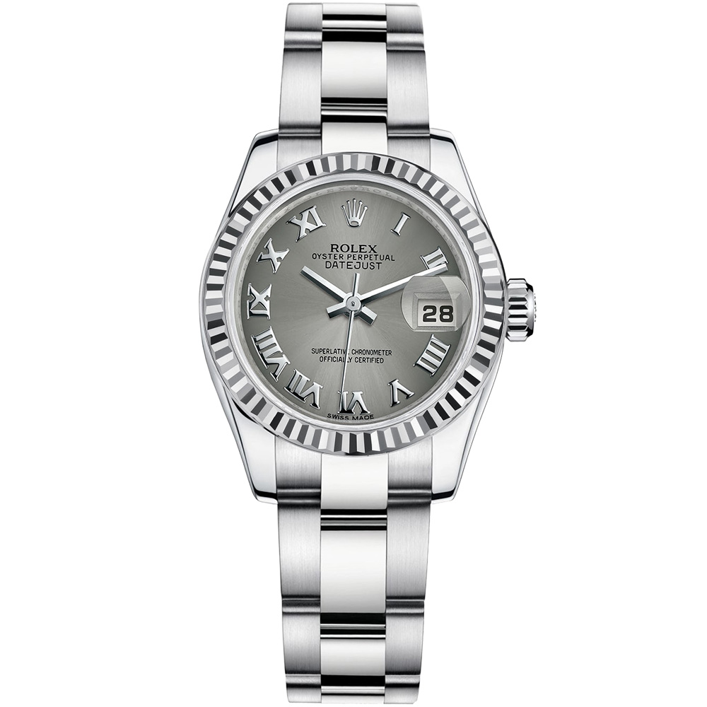 Lady-Datejust 26: 18K White gold - m179179 RRO Rolex Lady Datejust 179179 RRO