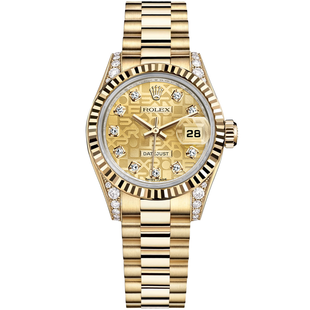 Lady-Datejust 26: 18K Yellow gold - m179238 CHJDP Rolex Lady Datejust 179238 CHJDP