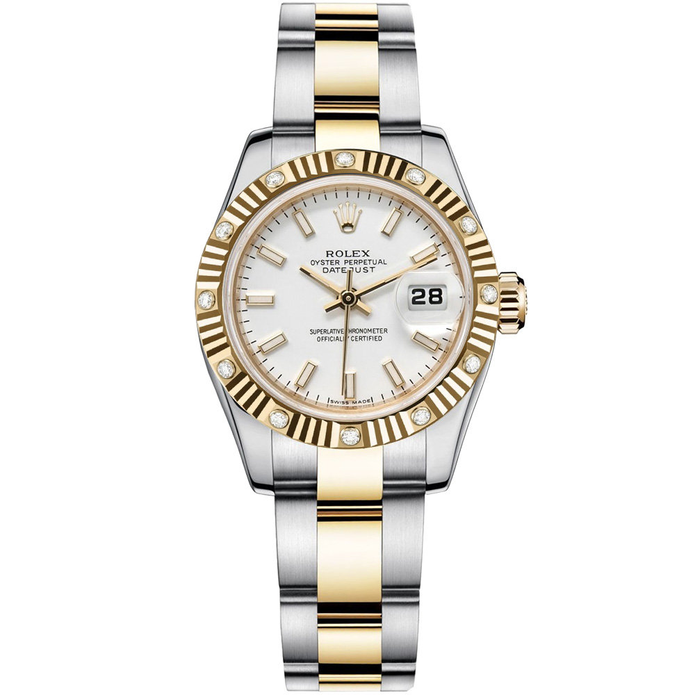 Lady-Datejust 26: Stainless steel & 18K Yellow gold - m179313 WSO Rolex Lady Datejust 179313 WSO