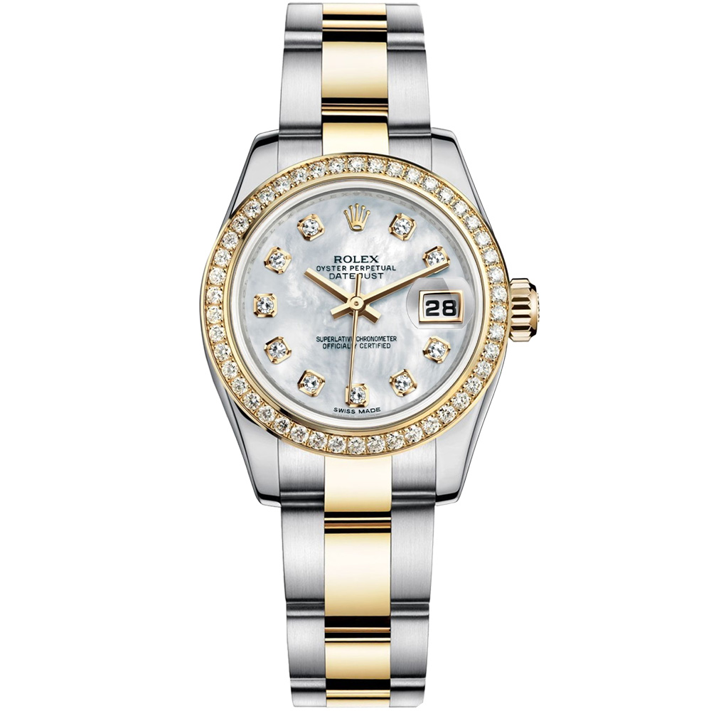 Lady-Datejust 26: Stainless steel & 18K Yellow gold - m179383-0003 Rolex Lady Datejust 179383 0003