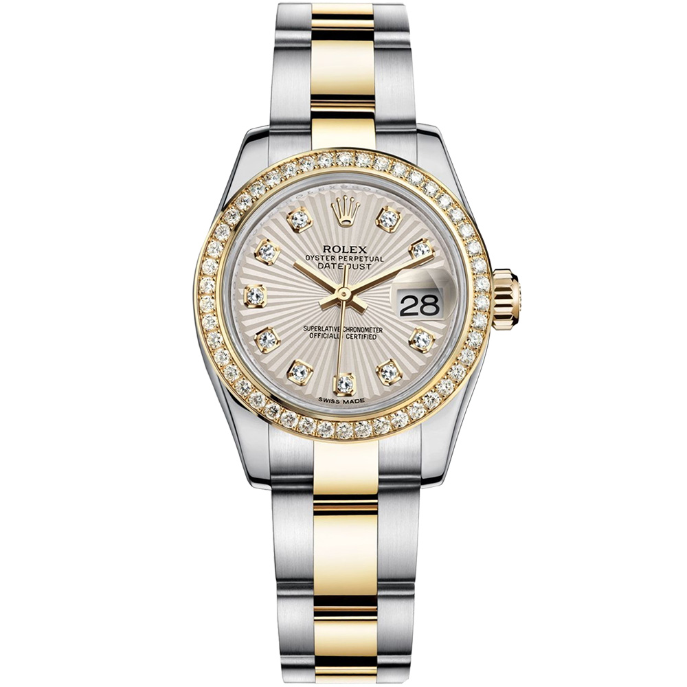 Lady-Datejust 26: Stainless steel & 18K Yellow gold - m179383-0012 Rolex Lady Datejust 179383 0012