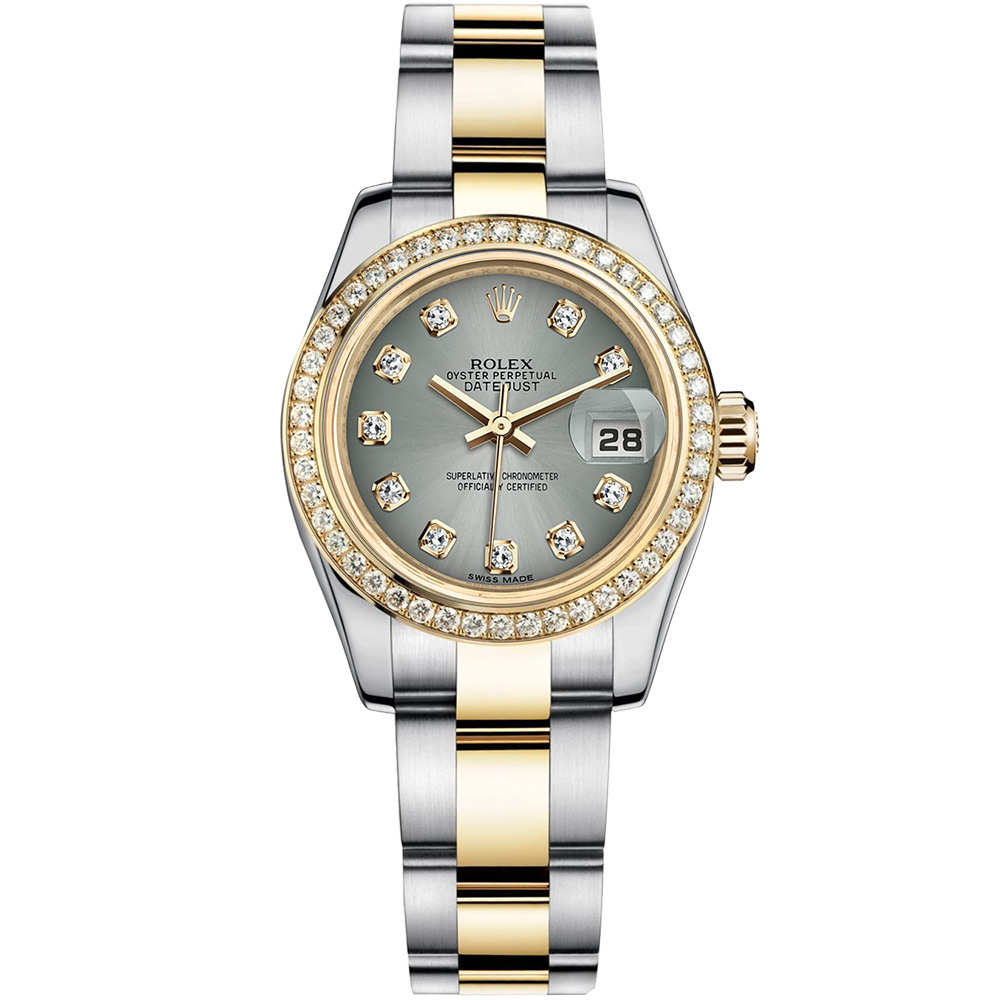 Lady-Datejust 26: Stainless steel & 18K Yellow gold - m179383-0028 Rolex Lady Datejust 179383 0028