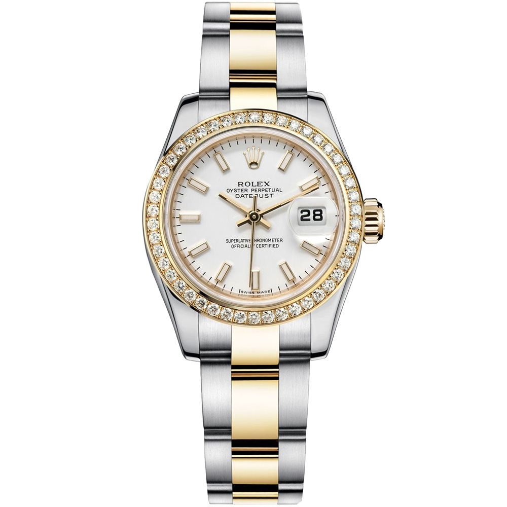 Lady-Datejust 26: Stainless steel & 18K Yellow gold - m179383 WSO Rolex Lady Datejust 179383 WSO