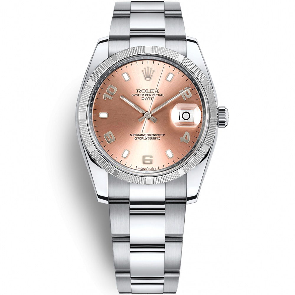 Oyster Perpetual 34: Stainless steel - m115210 PAO Rolex Oyster Perpetual 115210 PAO