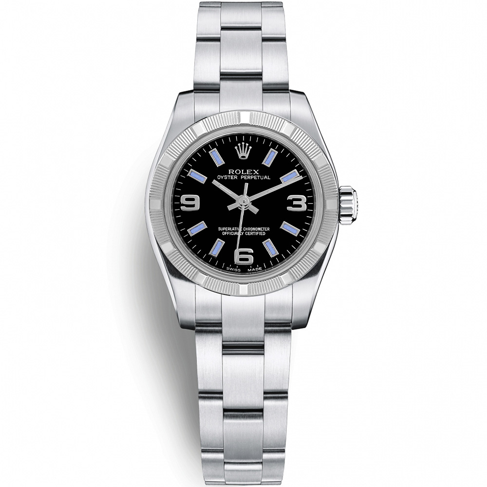 Oyster Perpetual 26: Stainless steel - m176210 BKABIO Rolex Oyster Perpetual 176210 BKABIO