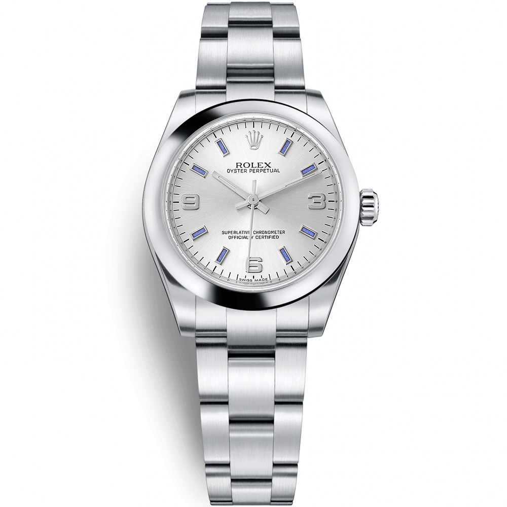 Oyster Perpetual 31: Stainless steel - m177200 SBLIO Rolex Oyster Perpetual 177200 SBLIO