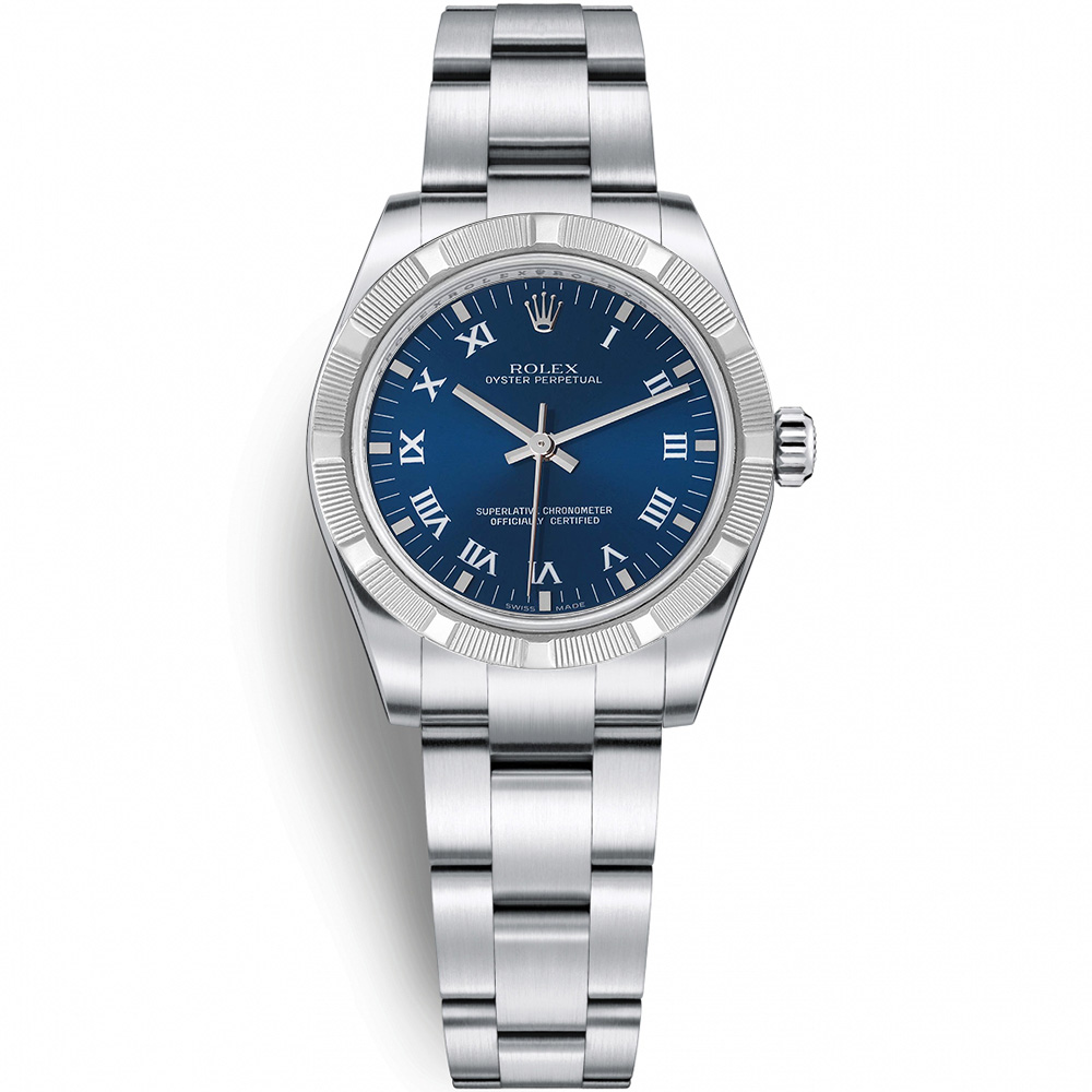 Oyster Perpetual 31: Stainless steel - m177210 BLRIO Rolex Oyster Perpetual 177210 BLRIO