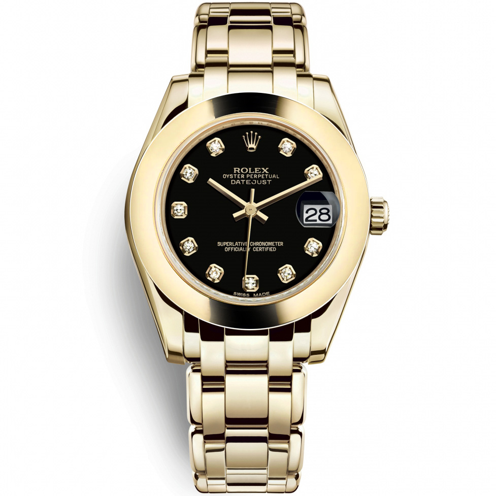 Pearlmaster 34: 18K Yellow gold - m81208 BKD Rolex Pearlmaster 81208 BKD