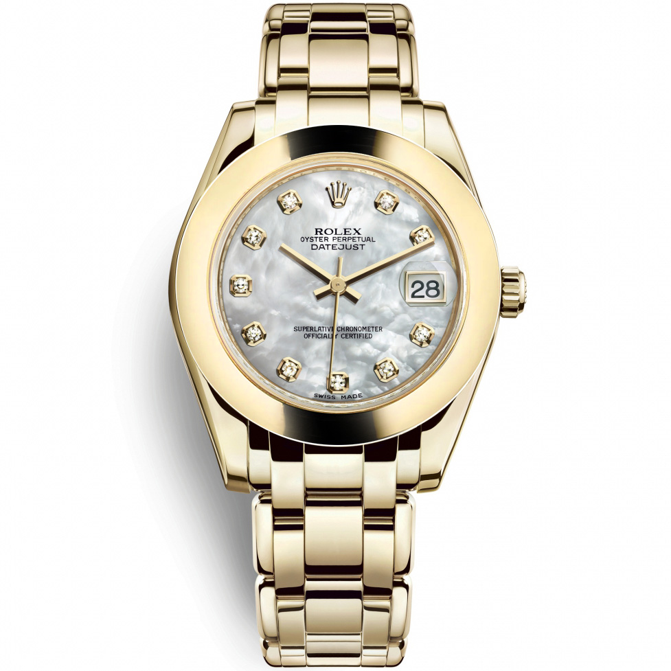 Pearlmaster 34: 18K Yellow gold - m81208 MD Rolex Pearlmaster 81208 MD