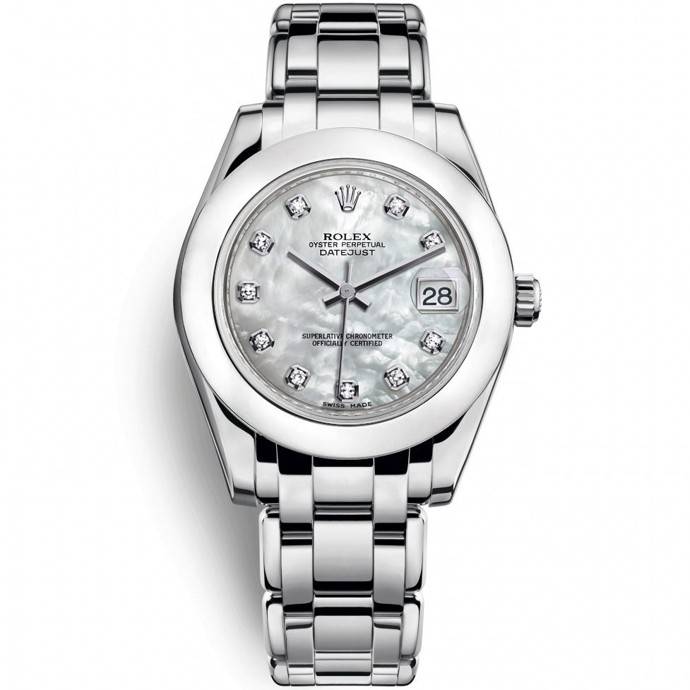 Pearlmaster 34: 18K White gold - m81209 MD Rolex Pearlmaster 81209 MD