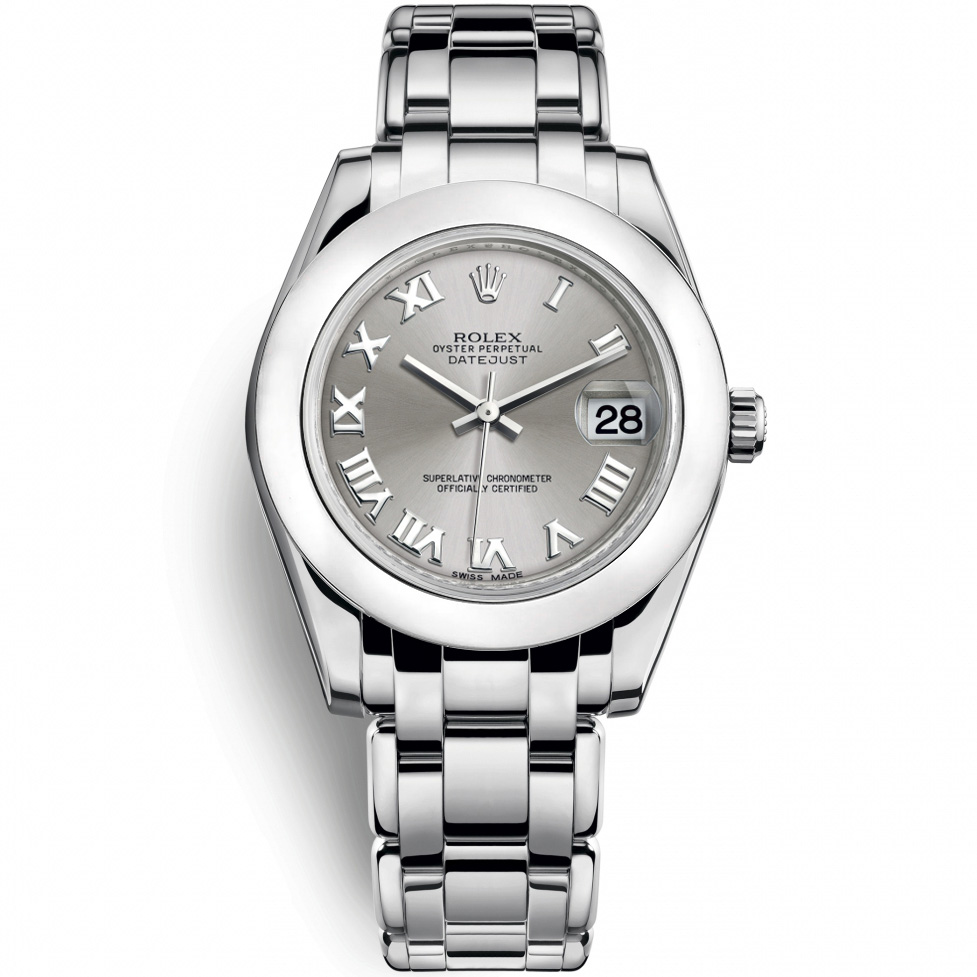 Pearlmaster 34: 18K White gold - m81209 SR Rolex Pearlmaster 81209 SR
