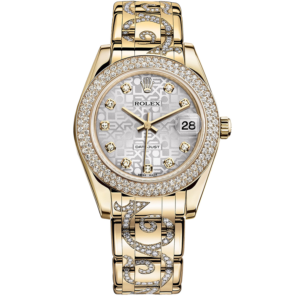 Pearlmaster 34: 18K Yellow gold - m81338-0039 Rolex, Pearlmaster, Pearlmaster Yellow Gold 34 Mm, 81338 0016, LuxWatch.ua